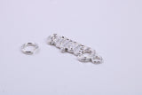 Casino Charm, Traditional Charm, Made from Solid 925 Grade Sterling Silver, Complete with Attachment Link