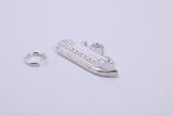 Cruise Ship Charm, Traditional Charm, Made from Solid 925 Grade Sterling Silver, Complete with Attachment Link