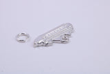 Cruise Ship Charm, Traditional Charm, Made from Solid 925 Grade Sterling Silver, Complete with Attachment Link