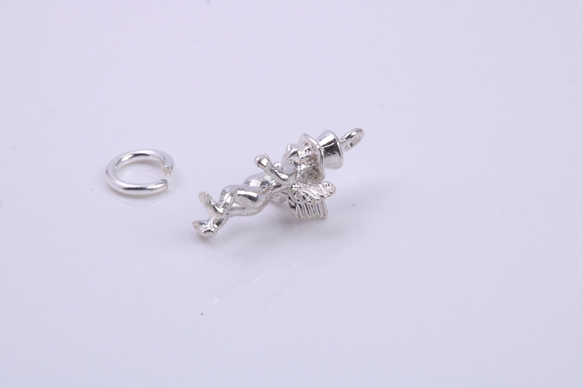 Leprechaun Charm, Traditional Charm, Made from Solid 925 Grade Sterling Silver, Complete with Attachment Link