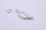 Ice Lolly Charm, Traditional Charm, Made from Solid 925 Grade Sterling Silver, Complete with Attachment Link