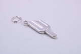 Ice Lolly Charm, Traditional Charm, Made from Solid 925 Grade Sterling Silver, Complete with Attachment Link