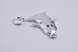 Ghost Charm, Traditional Charm, Made from Solid 925 Grade Sterling Silver, Complete with Attachment Link