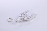 Princess Castle Charm, Traditional Charm, Made from Solid 925 Grade Sterling Silver, Complete with Attachment Link
