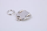 Jumper Charm, Traditional Charm, Made from Solid 925 Grade Sterling Silver, Complete with Attachment Link