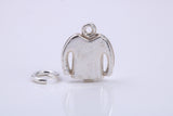 Jumper Charm, Traditional Charm, Made from Solid 925 Grade Sterling Silver, Complete with Attachment Link