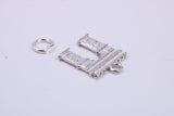 Arc De Triomphe Charm, Traditional Charm, Made from Solid 925 Grade Sterling Silver, Complete with Attachment Link