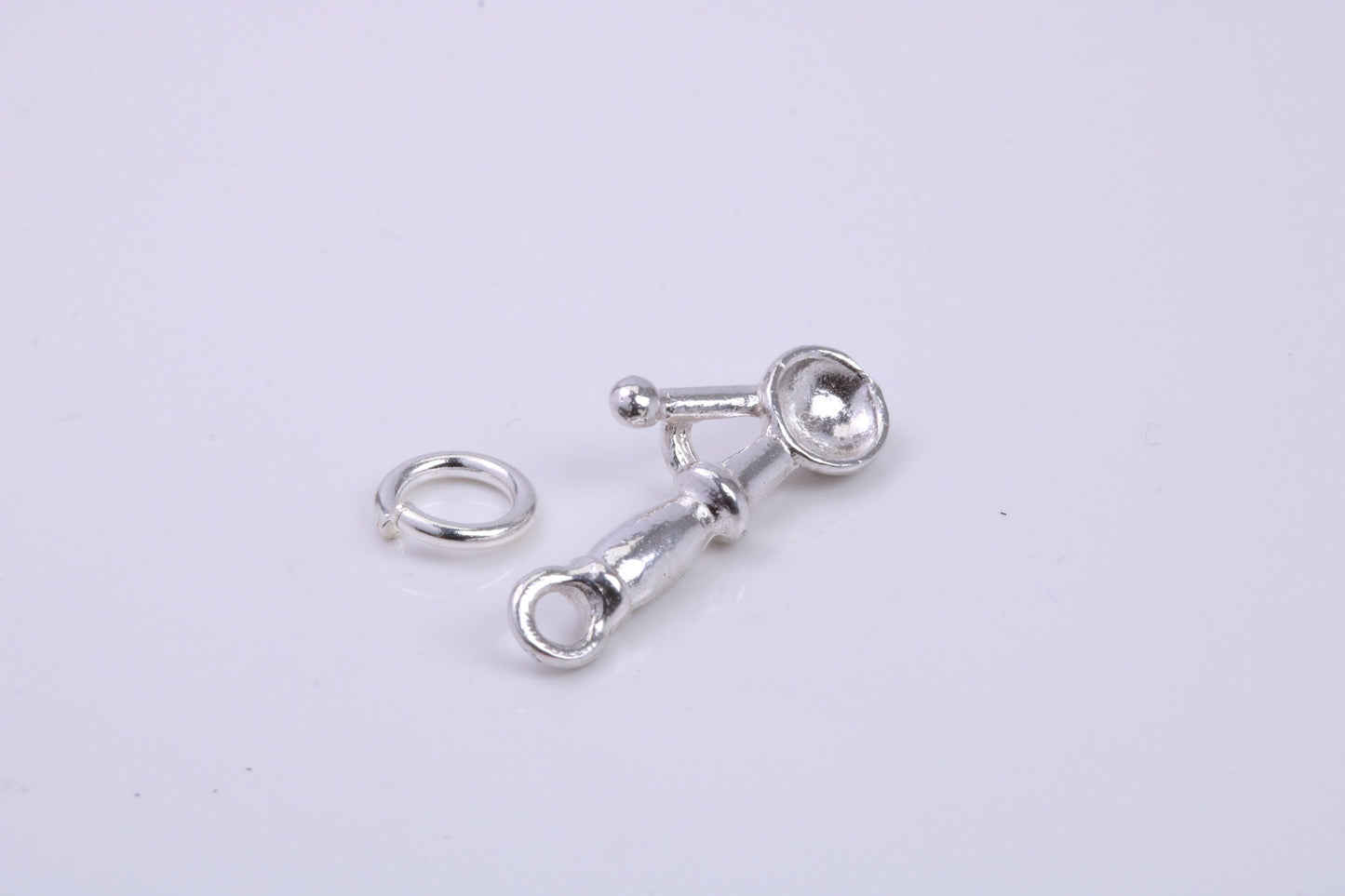 Ice Cream Scooper Charm, Traditional Charm, Made from Solid 925 Grade Sterling Silver, Complete with Attachment Link