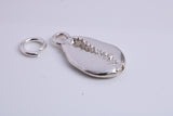 Shark Jaw Charm, Traditional Charm, Made from Solid 925 Grade Sterling Silver, Complete with Attachment Link