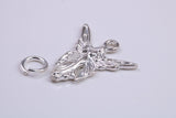 Angel / Fairy Charm, Traditional Charm, Made from Solid 925 Grade Sterling Silver, Complete with Attachment Link