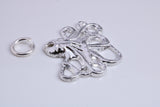 Octopus Charm, Traditional Charm, Made from Solid 925 Grade Sterling Silver, Complete with Attachment Link