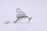 Sail Fish Charm, Traditional Charm, Made from Solid 925 Grade Sterling Silver, Complete with Attachment Link