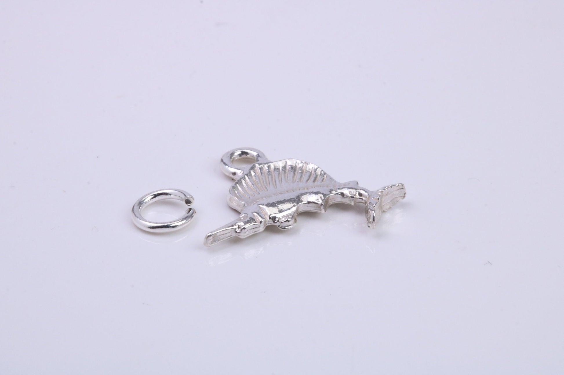 Sail Fish Charm, Traditional Charm, Made from Solid 925 Grade Sterling Silver, Complete with Attachment Link
