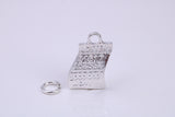 Winning Lottery Ticket Charm, Traditional Charm, Made from Solid 925 Grade Sterling Silver, Complete with Attachment Link