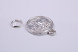 Tree of Life Charm, Traditional Charm, Made from Solid 925 Grade Sterling Silver, Complete with Attachment Link
