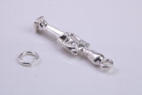 Queens Guard Charm, Traditional Charm, Made from Solid 925 Grade Sterling Silver, Complete with Attachment Link