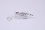 Raven Charm, Traditional Charm, Made from Solid 925 Grade Sterling Silver, Complete with Attachment Link