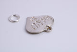Love Band Charm, Traditional Charm, Made from Solid 925 Grade Sterling Silver, Complete with Attachment Link