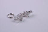 Iconic London Bridge Charm, Traditional Charm, Made from Solid 925 Grade Sterling Silver, Complete with Attachment Link