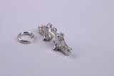 Iconic London Bridge Charm, Traditional Charm, Made from Solid 925 Grade Sterling Silver, Complete with Attachment Link