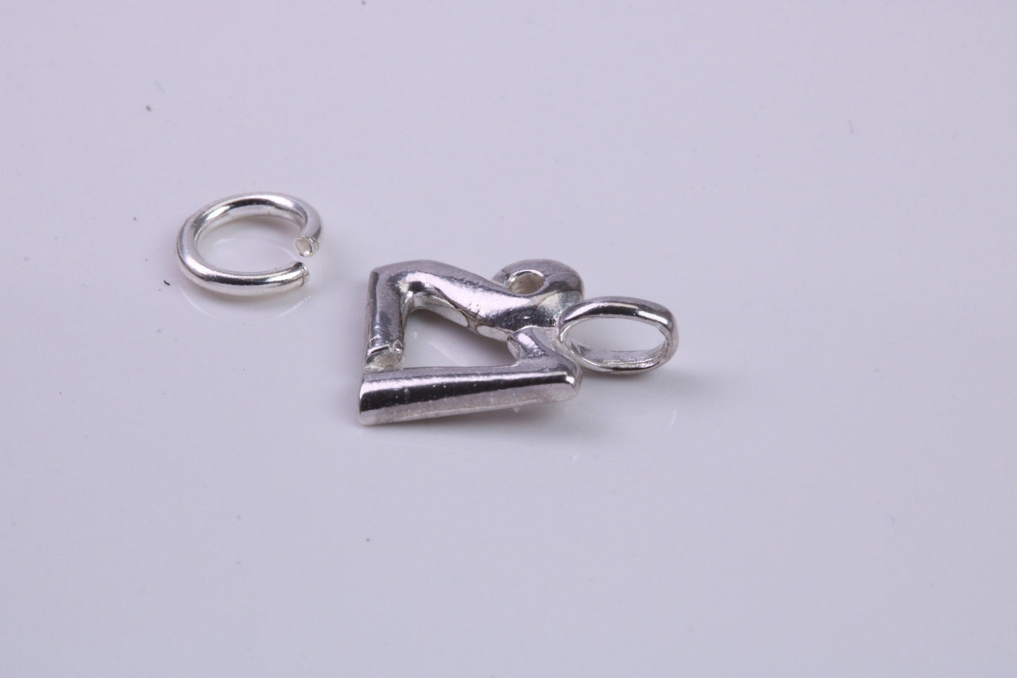 21st Birthday Charm, Traditional Charm, Made from Solid 925 Grade Sterling Silver, Complete with Attachment Link