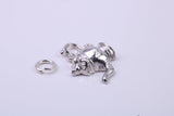 Tea Pot Charm, Traditional Charm, Made from Solid 925 Grade Sterling Silver, Complete with Attachment Link