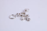 Love Jazz Charm, Traditional Charm, Made from Solid 925 Grade Sterling Silver, Complete with Attachment Link