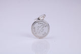 Peace, Joy and Wish Charm, Traditional Charm, Made from Solid 925 Grade Sterling Silver, Complete with Attachment Link