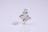 Playing Cards Symbols Charm, Traditional Charm, Made from Solid 925 Grade Sterling Silver, Complete with Attachment Link