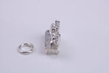 Lovers Bench Charm, Traditional Charm, Made from Solid 925 Grade Sterling Silver, Complete with Attachment Link
