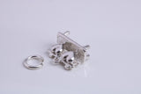 Lovers Bench Charm, Traditional Charm, Made from Solid 925 Grade Sterling Silver, Complete with Attachment Link