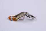 Stiletto Charm, Traditional Charm, Made from Solid 925 Grade Sterling Silver, Complete with Attachment Link