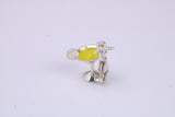 Cocktail Glass Charm, Traditional Charm, Made from Solid 925 Grade Sterling Silver, Complete with Attachment Link