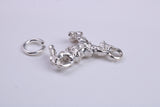 Stallion Charm, Traditional Charm, Made from Solid 925 Grade Sterling Silver, Complete with Attachment Link
