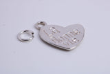 La Bonne Vie Charm, Traditional Charm, Made from Solid 925 Grade Sterling Silver, Complete with Attachment Link