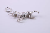 Unicorn Charm, Traditional Charm, Made from Solid 925 Grade Sterling Silver, Complete with Attachment Link