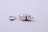 Clog Charm, Traditional Charm, Made from Solid 925 Grade Sterling Silver, Complete with Attachment Link