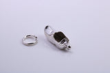 Clog Charm, Traditional Charm, Made from Solid 925 Grade Sterling Silver, Complete with Attachment Link