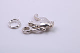 Coffee Pot Charm, Traditional Charm, Made from Solid 925 Grade Sterling Silver, Complete with Attachment Link