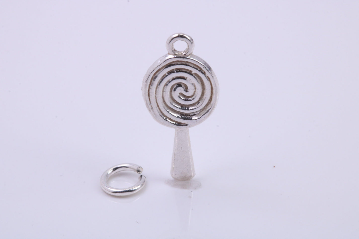 Spiral of Life Charm, Traditional Charm, Made from Solid 925 Grade Sterling Silver, Complete with Attachment Link
