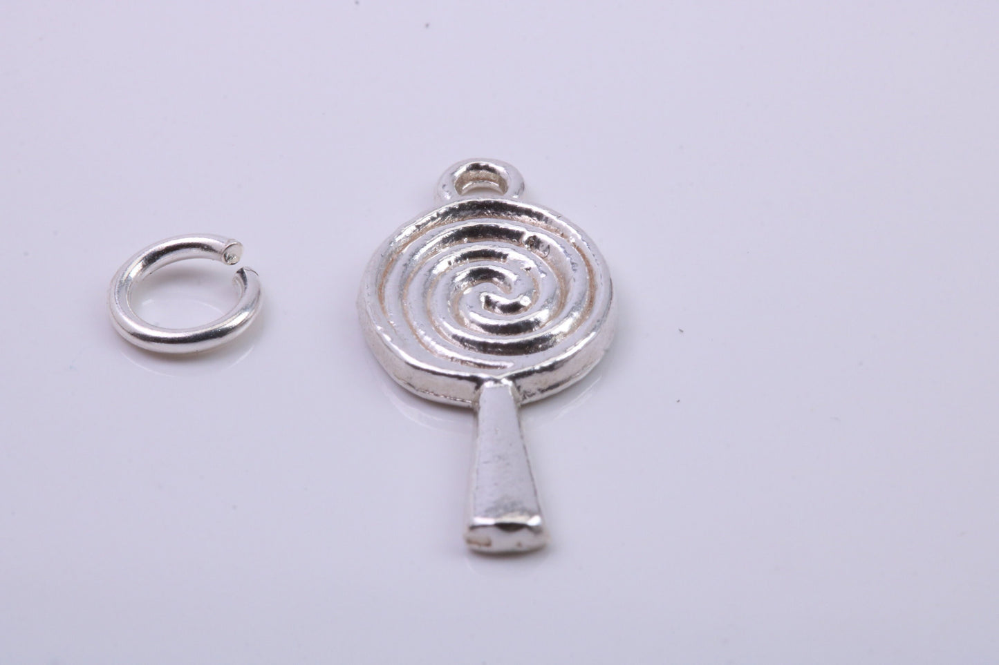 Spiral of Life Charm, Traditional Charm, Made from Solid 925 Grade Sterling Silver, Complete with Attachment Link