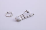 Cell Phone Charm, Traditional Charm, Made from Solid 925 Grade Sterling Silver, Complete with Attachment Link