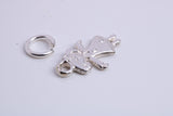 Toy Doll Charm, Traditional Charm, Made from Solid 925 Grade Sterling Silver, Complete with Attachment Link