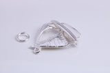 Sailing Boat Charm, Traditional Charm, Made from Solid 925 Grade Sterling Silver, Complete with Attachment Link