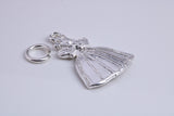 Fairy God Mother Charm, Traditional Charm, Made from Solid 925 Grade Sterling Silver, Complete with Attachment Link