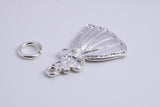 Fairy God Mother Charm, Traditional Charm, Made from Solid 925 Grade Sterling Silver, Complete with Attachment Link