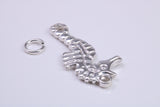 Sea Horse Charm, Traditional Charm, Made from Solid 925 Grade Sterling Silver, Complete with Attachment Link