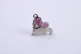 Humming Bird Charm, Traditional Charm, Made from Solid 925 Grade Sterling Silver, Complete with Attachment Link