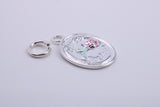 Sweet Sixteen Charm, Traditional Charm, Made from Solid 925 Grade Sterling Silver, Complete with Attachment Link