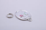 Sweet Sixteen Charm, Traditional Charm, Made from Solid 925 Grade Sterling Silver, Complete with Attachment Link